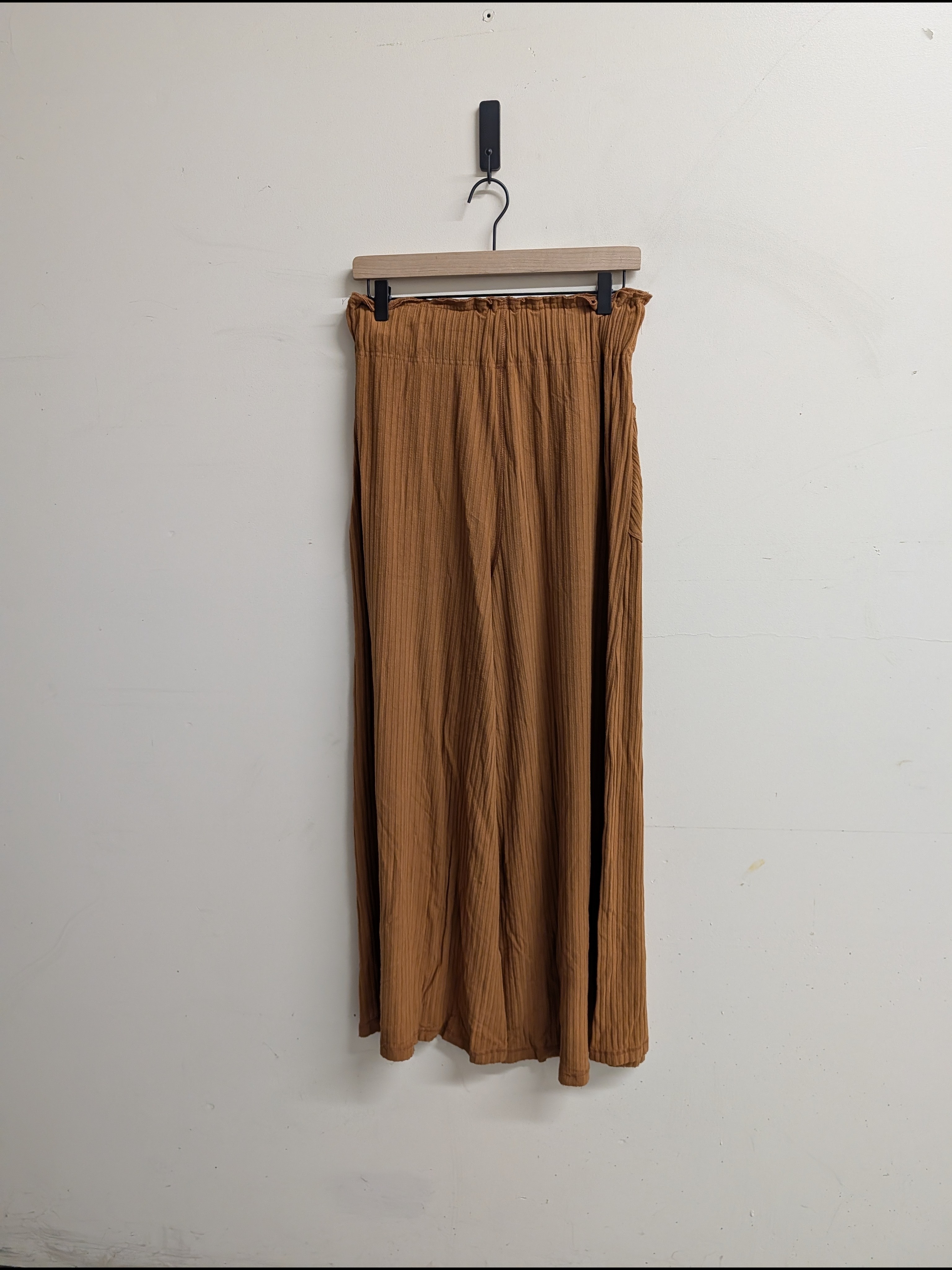Free People Movement Women's Boho Pleated Pull On Pants In Camel Small